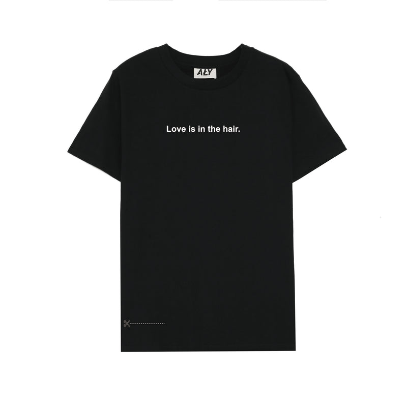 Marvin Lin X Aly Good Vibes - "Love is in the hair" Short Sleeve Tee,SHHH,OMG shampoo,Kore,hong kong salon,洗頭水,上環 hair salon,hair salon sheung wan,hair salon central,hair spa hong kong,luxury hair salon