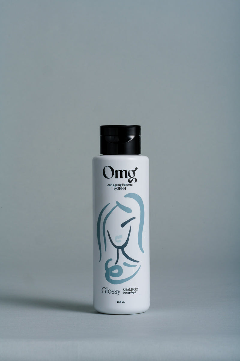 OMG+ Glossy Shampoo (250mL),SHHH,OMG+ shampoo,OMG＋ haircare,Scape care,Hair loss treatment ,Hong Kong Hair repair treatment ,Anti-hair loss shampoo,毛躁頭髮打理, 受損髮質修復, 頭髮開叉處理 ,Frizzy hair management, Damaged hair repair,頭髮 再生 ,生髮, 頭髮毛躁, hair loss,頭髮修護,Wellness,Wellbeing,Longevity,中醫,養生- scalp treatment Hong Kong - ⁠hair treatment HK - ⁠scalp treatment hair product Hong Kong