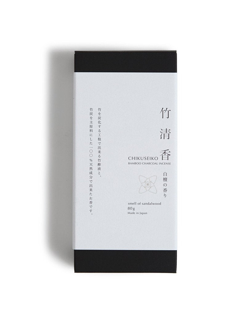 Chikuseiko Charcoal Incense from Kyoto (80g)