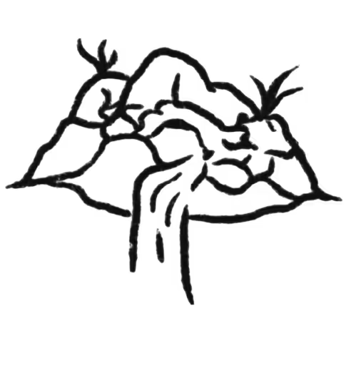 Illustration of botanical root representing natural ingredients