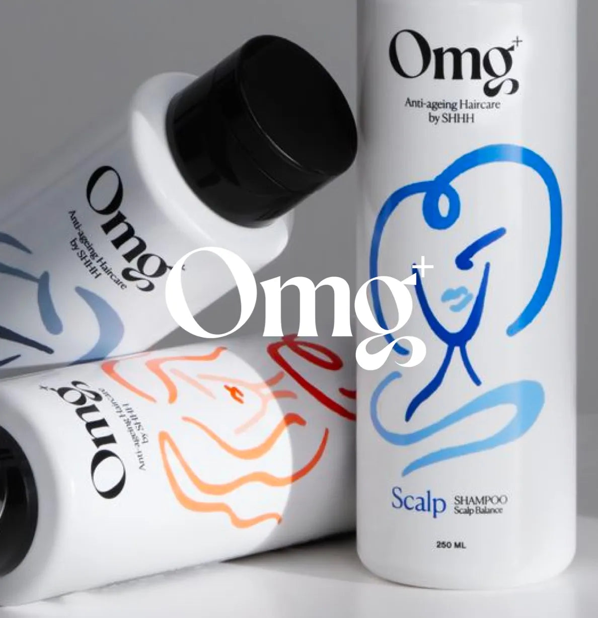 OMG+ Anti-ageing Scalp Shampoo collection by SHHH